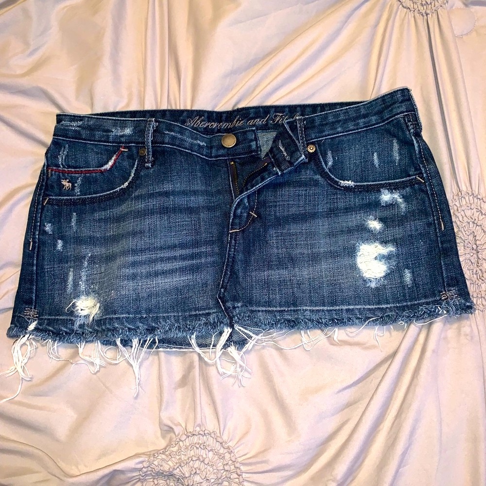 Abercrombie Jean Skirt